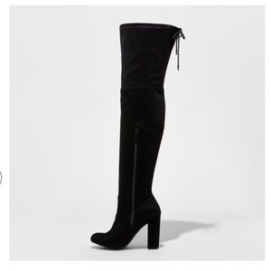 Target Over the Knee Black Boots
